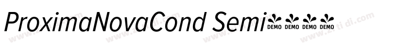 ProximaNovaCond Semi字体转换